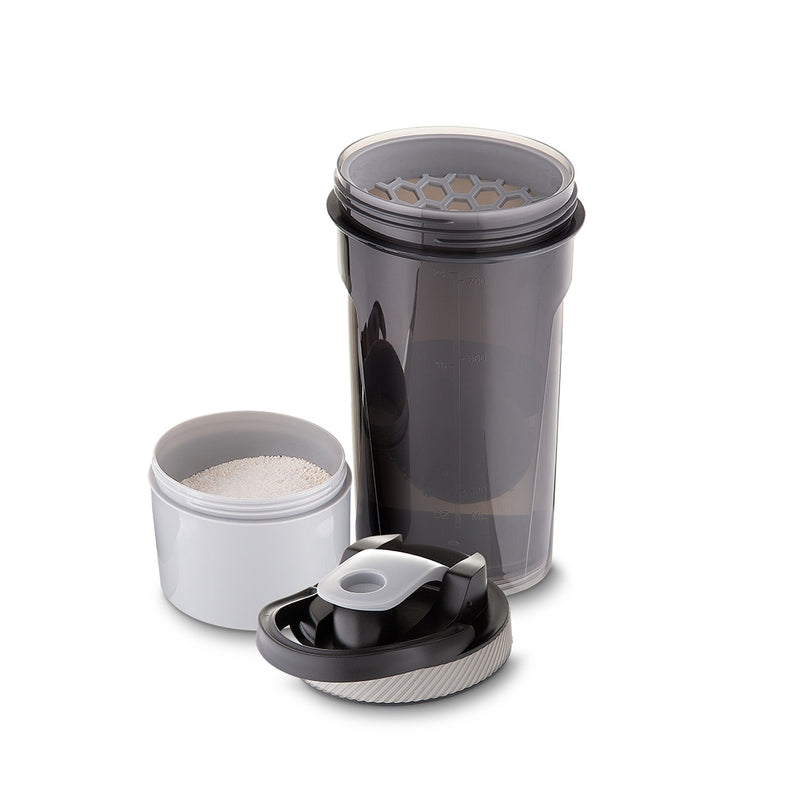Coqueteleira 750ml Porta Suplemento - COQUETELEIRA 750ML PORTA SUPLEMENTO