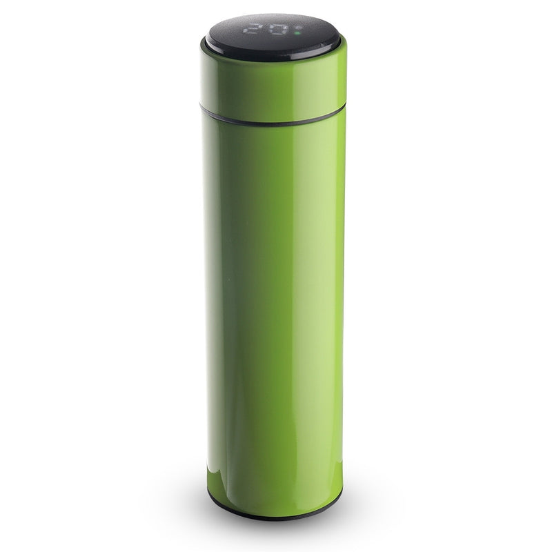 GARRAFA INOX 500ML COM DISPLAY LED