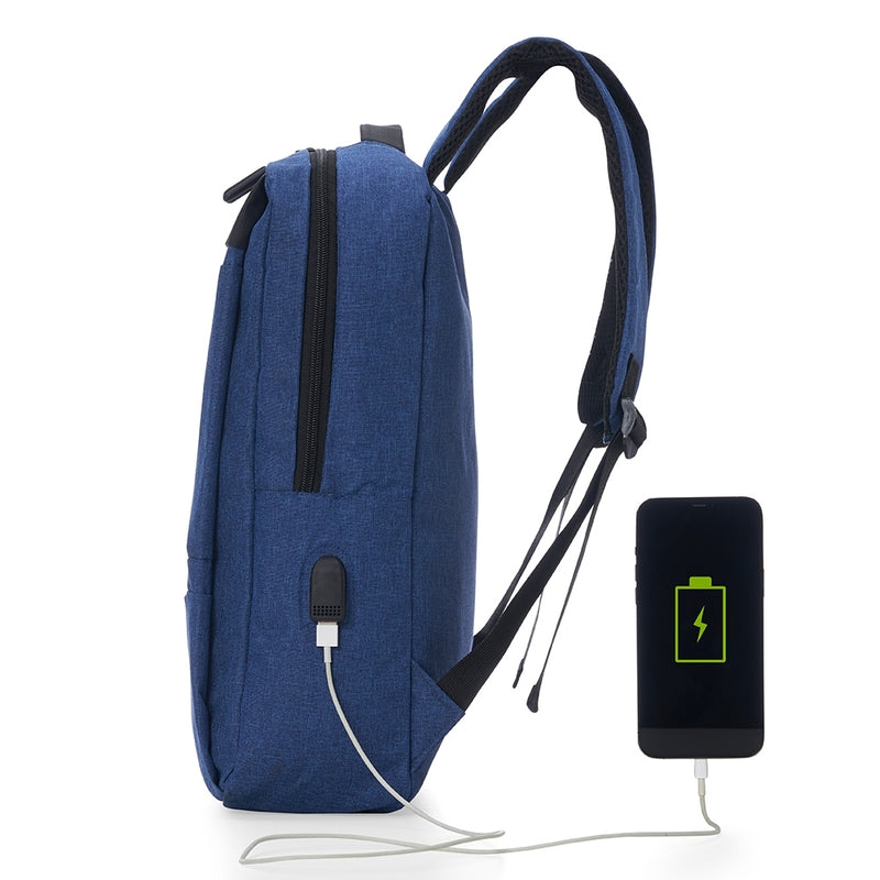 MOCHILA DE NYLON USB 21L