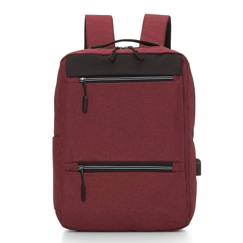 MOCHILA DE NYLON USB 21L